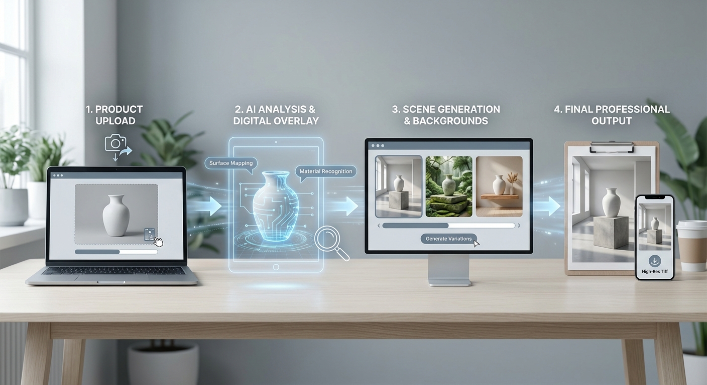 how-ai-product-photography-works